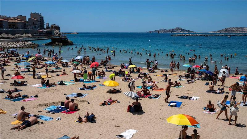 Die Temperaturen in Frankreich sollen laut dem französischen Wetterdienst in den kommenden Tagen noch steigen. 