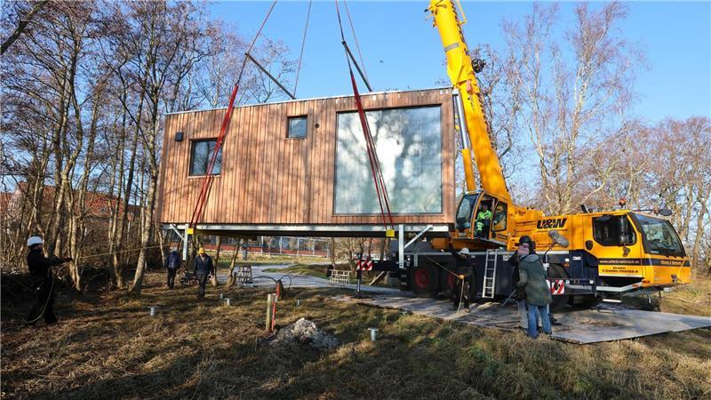 Die Tiny Houses sind für Schüler und Mitarbeiter der Hermann Lietz-Schule gedacht. 
