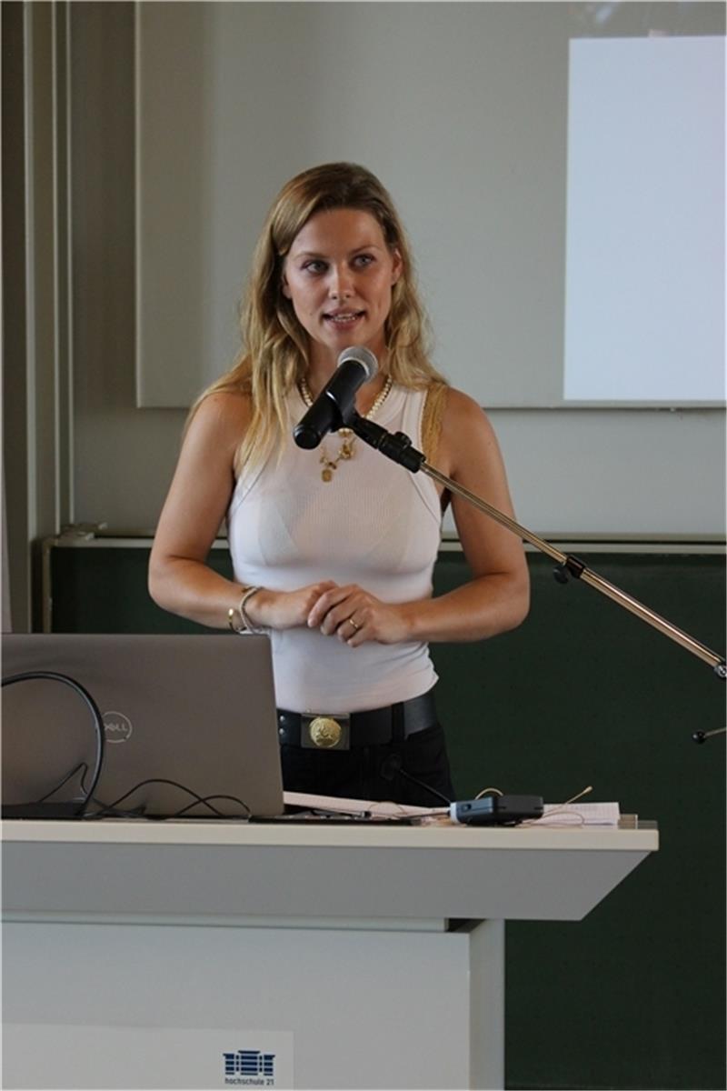 Die Tischlerin und Influencerin Isabelle Vivianne. Foto: Frank