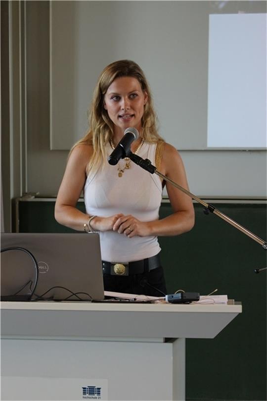 Die Tischlerin und Influencerin Isabelle Vivianne. Foto: Frank