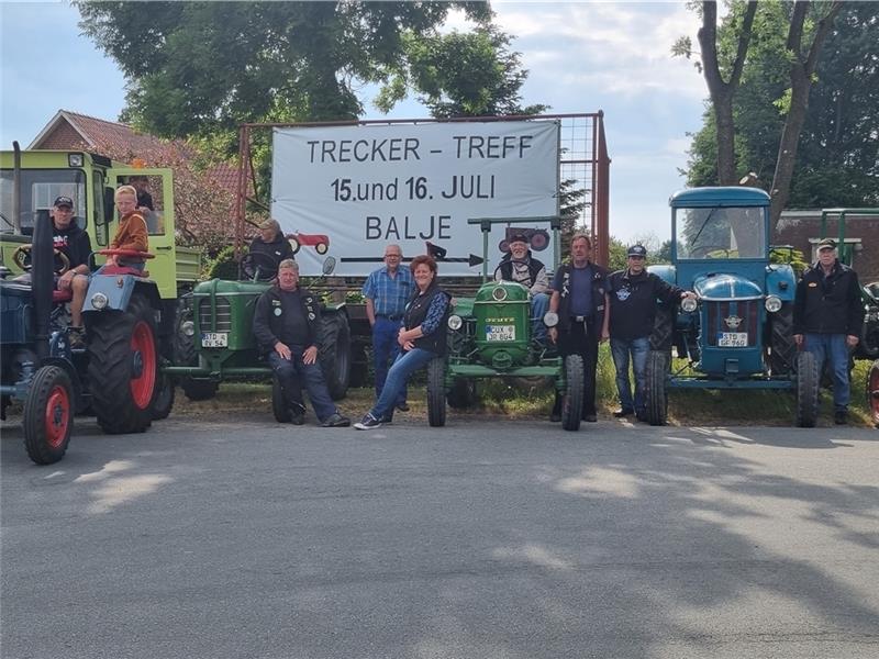 Treckerfreunde Balje freuen sich auf tuckernde Oldtimer Die Treckerfreunde Balje freuen sich auf viele Gäste.