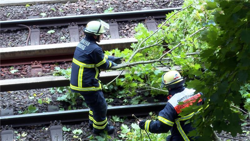 Die U-Bahn-Linie 2 konnte wegen des Feuerwehreinsatzes vorübergehend nicht fahren.