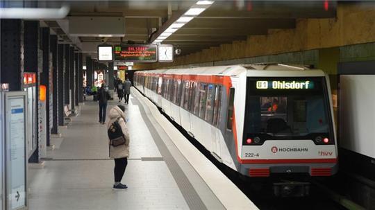 Die U1 wird am Wochenende zwischen Ohlsdorf und Kellinghusenstraße gesperrt. (Archivbild)