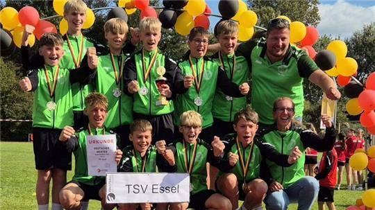 Die U14-Jungs haben sich bei der DM gegen Favorit Leipzig den Titel geholt.