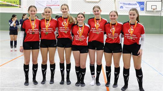 Die U16-Mädchen des MTV Wangersen sind überraschend Landesmeister geworden.