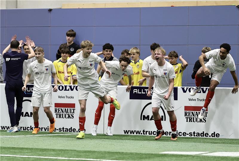 Die U17 des JFV D/A & Stade gewann das Spiel um Platz fünf gegen Hansa Rostock.
