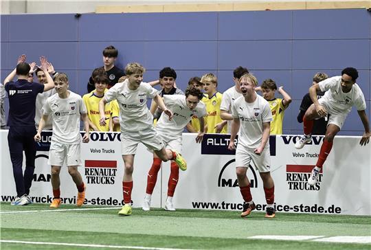 Die U17 des JFV D/A & Stade gewann das Spiel um Platz fünf gegen Hansa Rostock.