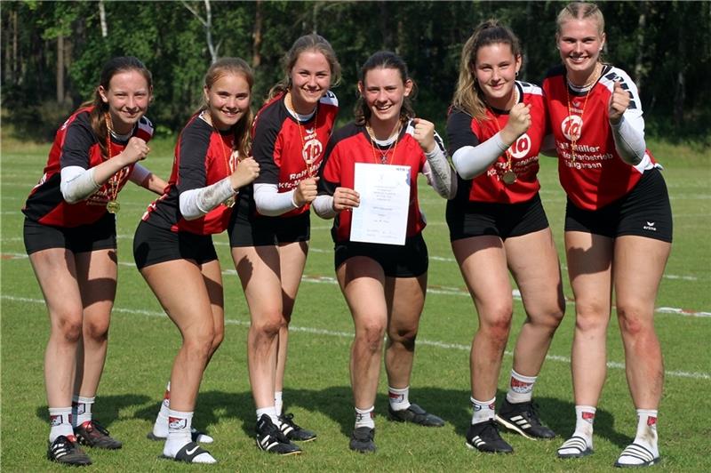 Die U18 des MTV Wangersen wurde Landesmeister in Bardowick. Foto: Verein