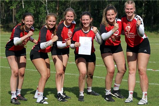 Die U18 des MTV Wangersen wurde Landesmeister in Bardowick. Foto: Verein