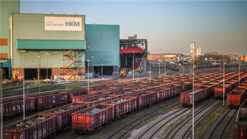 Nach Trump-Brief: EU legt neue Liste für Gegenzölle vor Die USA importieren in großen Mengen Stahlschrott aus Europa: Handelsbeschränkungen könnten die dortige Industrie stark treffen. (Archivbild)
