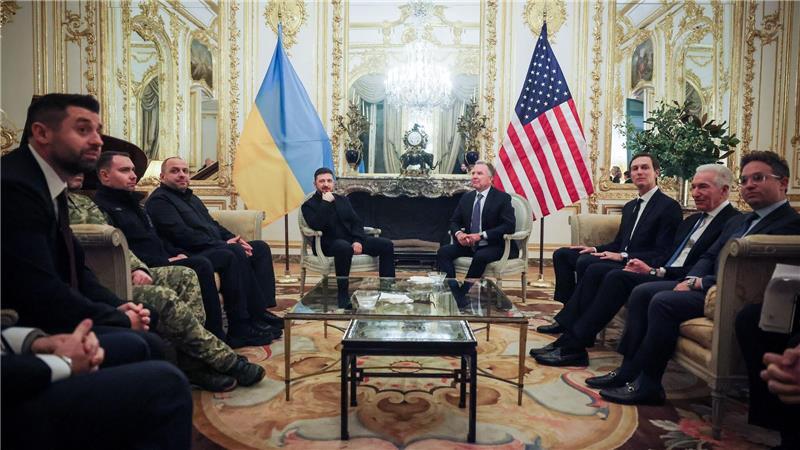 Die USA sehen sich vor allem in der Rolle des Vermittlers - weitreichende militärische Zusagen sind bislang nicht bekannt.