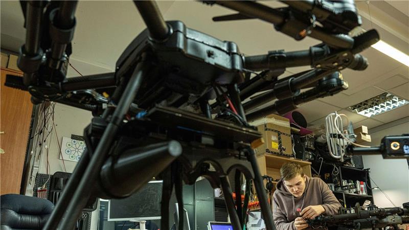 Die Ukraine baut ihr Drohnenprogramm massiv aus, um sich gegen den russischen Angriff zu wehren. (Archivbild)