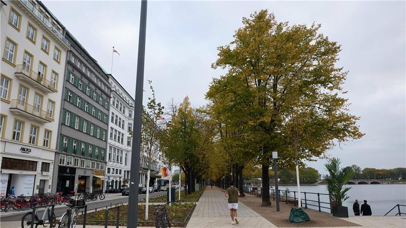Umgestaltung der Straße Neuer Jungfernstieg ist fertig Die Umgestaltung der Straße Neuer Jungfernstieg in Hamburg ist abgeschlossen.