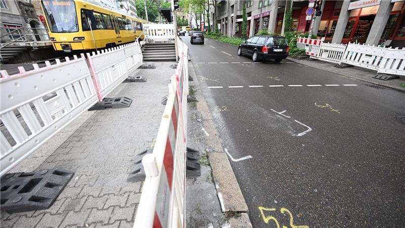 Die Unfallstelle ist abgesichert. 