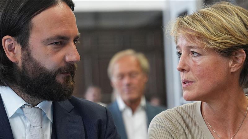 Mutmaßlicher Block-Entführer: Ich war beim Geheimdienst Die Unternehmerin Christina Block und ihr Verteidiger Ingo Bott.