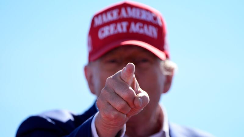 Umfrage vor TV-Duell: enges Rennen zwischen Trump und Harris Die Unterstützung für Ex-Präsident Trump ist der Umfrage zufolge stabil. (Archivbild)