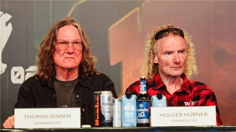 Die Veranstalter Thomas Jensen (links) und Holger Hübner sind zufrieden mit dem Festival.