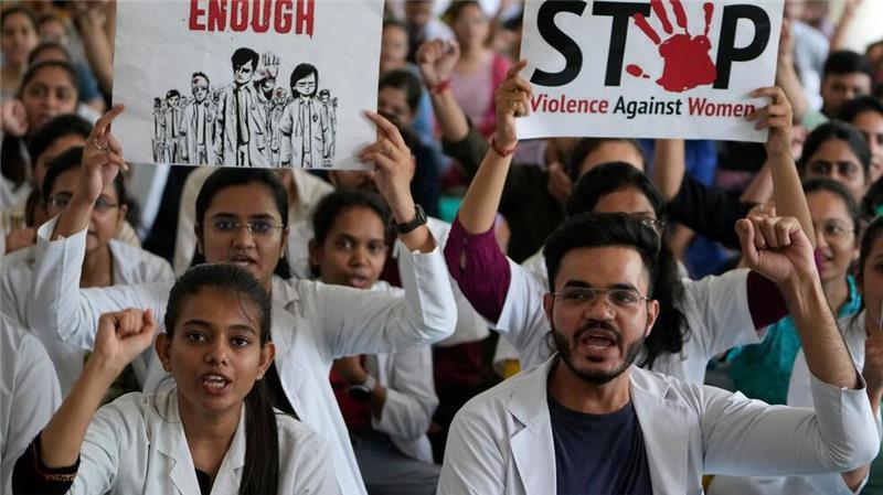 Die Vergewaltigung einer Ärztin, die an ihren Verletzungen starb, hatte in Indien im vergangenen Jahr eine Welle von Protesten ausgelöst. (Archivbild)