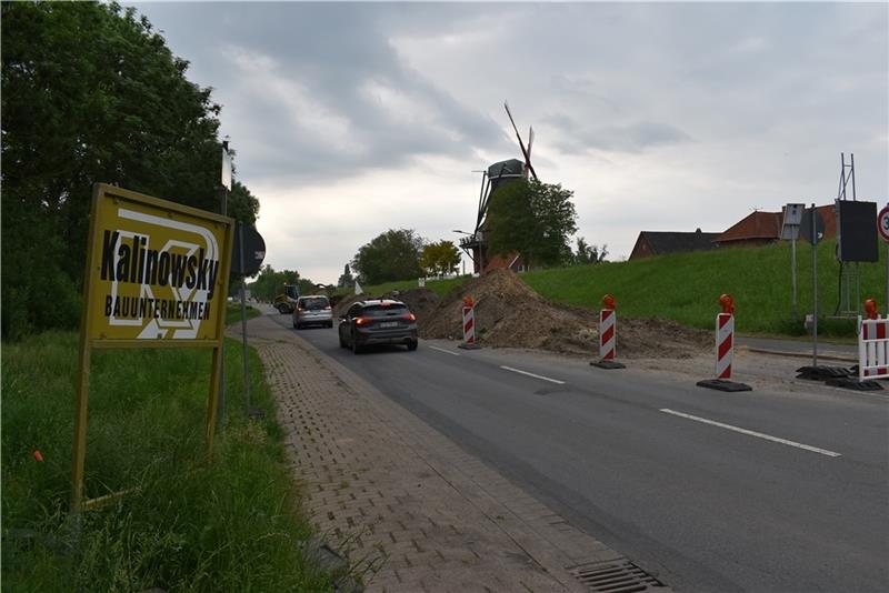 Die Verzögerungen bei der Sanierung der Kreisstraße 39 zwischen der Borsteler Mühle und Kohlenhusen beschäftigen die Politik. Foto: Vasel