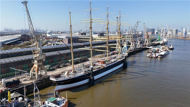 Jüdisches Museum für Hamburg? - Senator will Lücke schließen Die Viermastbark „Peking“ soll das Aushängeschild des neune Deutschen Hafenmuseums werden. (Archivbild)