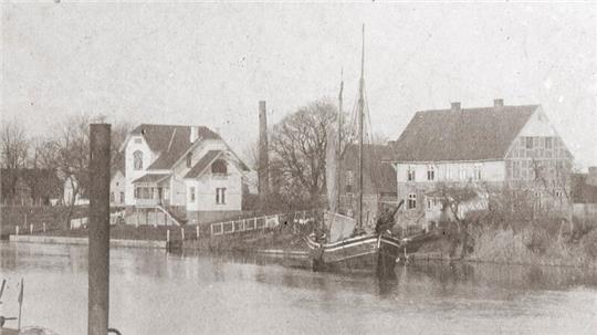 Die Villa Irene 1908 in Osten.