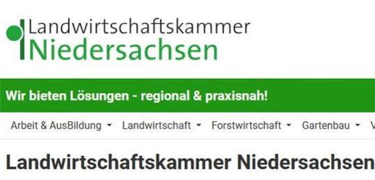 Die Webseite der Landwirtschaftskammer Niedersachsen.