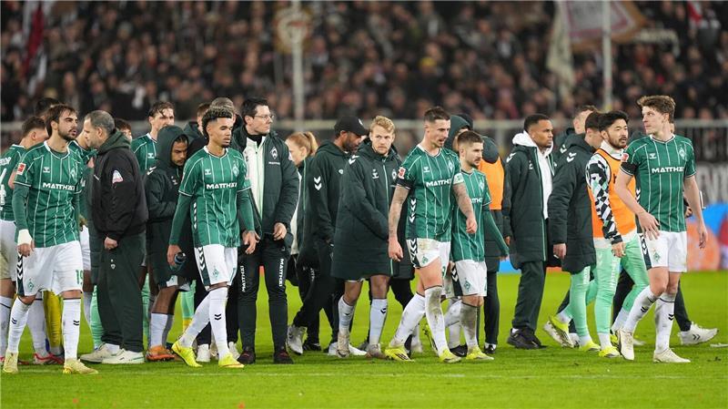 Die Werder-Spieler gingen in den letzten Monaten zu oft als Verlierer vom Platz. (Archivbild)