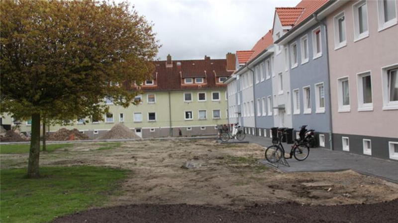Die Wernerstraße im Lehfeld in Cuxhaven: In dem Stadtteil-Wahlbezirk wählt etwa jeder Vierte die AfD.