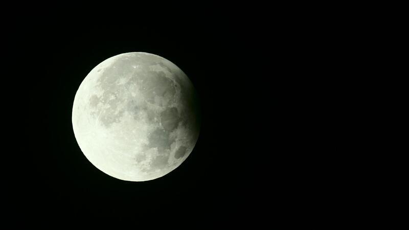 Mond bot doppeltes Schauspiel Die Wetteraussichten waren gut - und somit die Chancen auf eine gute Sicht auf den Mond.