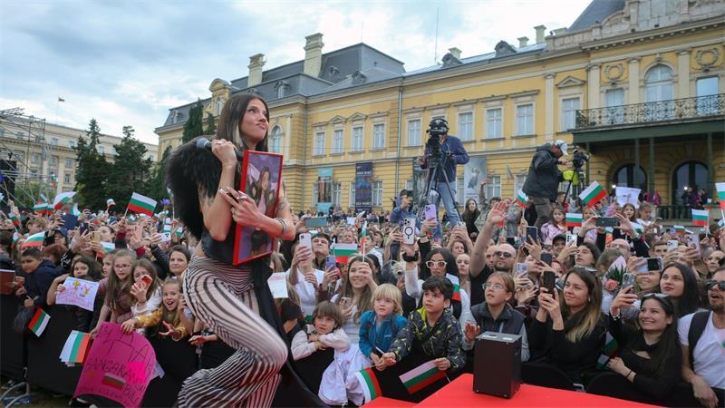 Die Willkommensfeier für die ESC-Siegerin Dara in Sofia am 19. Mai war groß. (Archivbild)