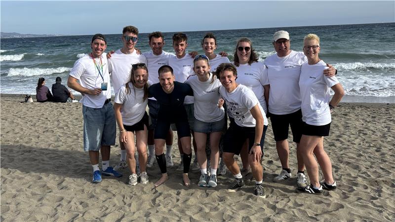 Die Winter Ultras: Jonas Winter hatte neben dem Wettkampf mit Familie und Freunden einen netten Urlaub.