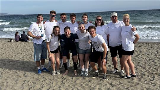 Die Winter Ultras: Jonas Winter hatte neben dem Wettkampf mit Familie und Freunden einen netten Urlaub.