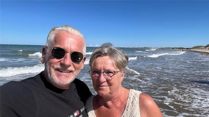 Die Wohnmobilisten Uwe und Gabi Felauer aus Zeven suchen gern sonnige Plätze auf.