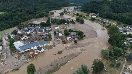 Die Zerstörungen an der Ahr im Juli 2021. Fünf Jahre nach der Katastrophe in Rheinland-Pfalz und Nordrhein-Westfalen sind immer noch nicht alle Schäden behoben. (Archiv)