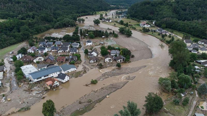 Die Zerstörungen an der Ahr im Juli 2021. Fünf Jahre nach der Katastrophe in Rheinland-Pfalz und Nordrhein-Westfalen sind immer noch nicht alle Schäden behoben. (Archiv)