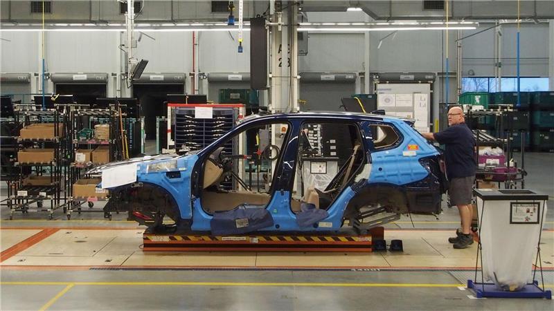 Trump plant Erleichterungen bei Zöllen auf Autoteile Die Zollerleichterung soll auch für ausländische Autobauer in den USA gelten, etwa für BMW mit seiner Fabrik im Bundesstaat South Carolina. (Archivbild)