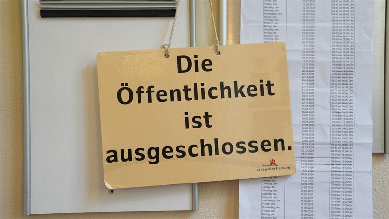 Die Zuschauer sind vom Block-Prozess ausgeschlossen, solange die jugendpsychiatrische Sachverständige über die Folgen der Entführung für die Kinder spricht.
