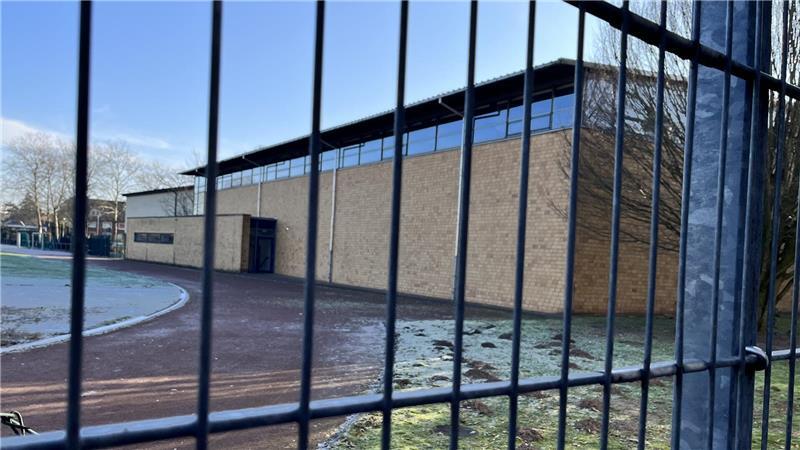 Die Zweifeldhalle der Halepaghen-Schule. Sie ist für den Vereins- und Schulsport geschlossen.