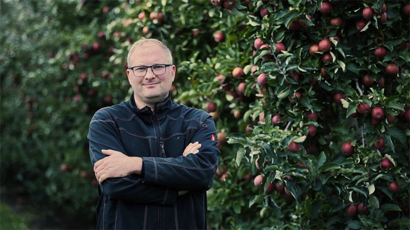 Die aktuelle Ernte läuft für Stefan Michel wieder ruhiger.