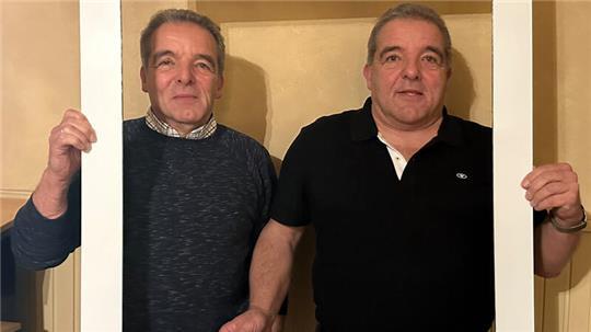 Die beiden Brüder Ulrich und Andreas Neumann sind seit 50 Jahren Mitglied im Deutschen Roten Kreuz.