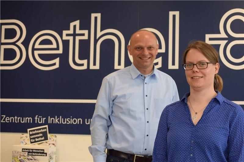Die beiden Regionalleiter von Bethel im Norden: Martin Quensen und Sarah Härder. Foto Strüning