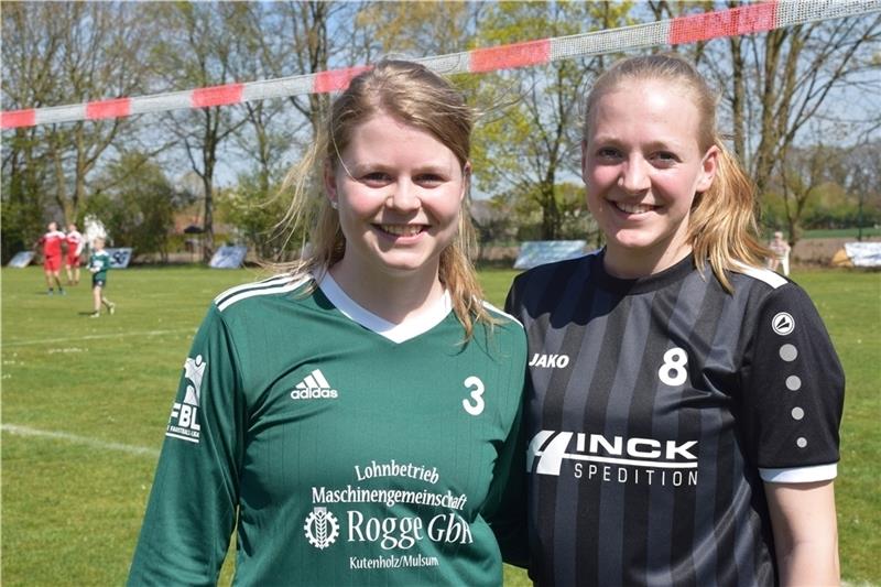 Die beiden aktuellen Nationalspielerinnen Seike Dieckmann (Essel, links) und Vivien Werner (Wangersen) wollen eine gute Saison spielen.