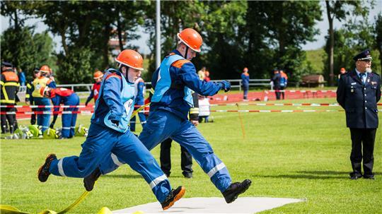 Die besten 55 Jugendfeuerwehren aus dem Bezirk Lüneburg traten beim Bezirksentscheid in Freiburg an. 