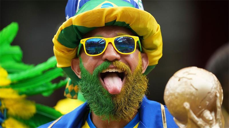 Brasilien entgeht WM-Schmach: Last-Minute-Sieg gegen Japan Die brasilianischen Fans waren in Houston deutlich in der Überzahl.