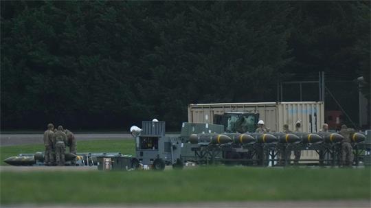 Die britische Militärbasis RAF Fairford wird von der US-Luftwaffe genutzt. (Archivbild)