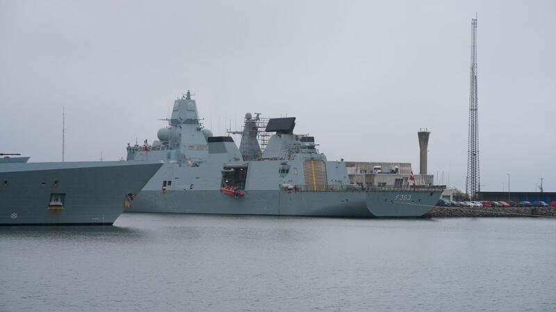 Dänemark: Sperrung im Luft- und Seeverkehr wegen Rakete Die dänische Fregatte „HDMS Niels Juel, Nummer F363“: Spezialisten sind auf dem Weg, das Problem zu lösen (Archivbild).