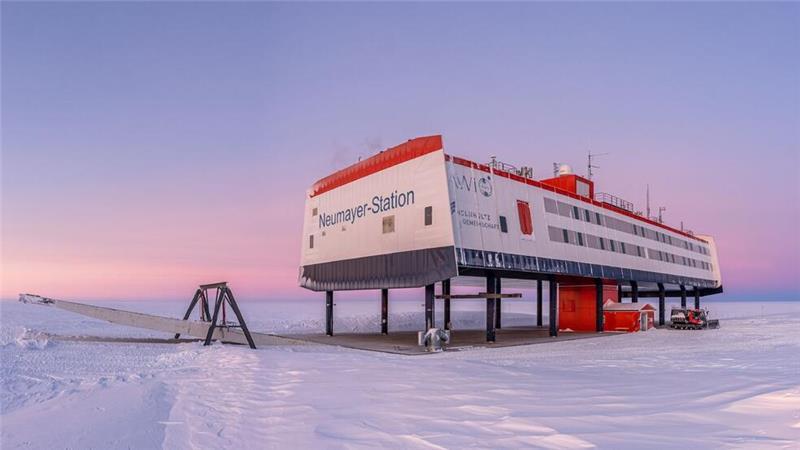 Die deutsche Forschungsstation Neumayer-Station III in der Antarktis ist auch über Weihnachten besetzt. (Archivbild)