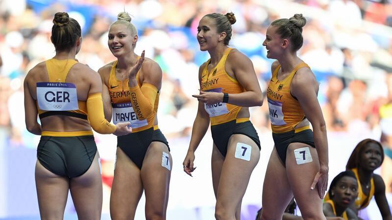 Sprint-Staffel um Lückenkemper holt Bronze Die deutsche Staffel hatte schon im Vorlauf überzeugt