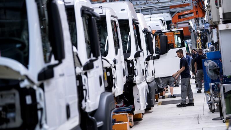 Deutsche Wirtschaft schrumpft im zweiten Quartal leicht Die deutsche Wirtschaft ist im zweiten Quartal leicht geschrumpft (Archivfoto)