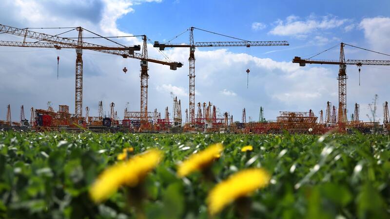 Deutsche Wirtschaft zu Jahresbeginn leicht gewachsen Die deutsche Wirtschaft steckt seit Monaten in der Flaute (Symbolbild).